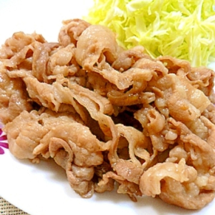 豚バラしゃぶの生姜焼き 味噌隠し味 レシピ 作り方 By パッちゃん4649 楽天レシピ 豚バラしゃぶの生姜焼き 味噌隠し味 レシピ 作り方 By パッちゃん4649 楽天レシピ